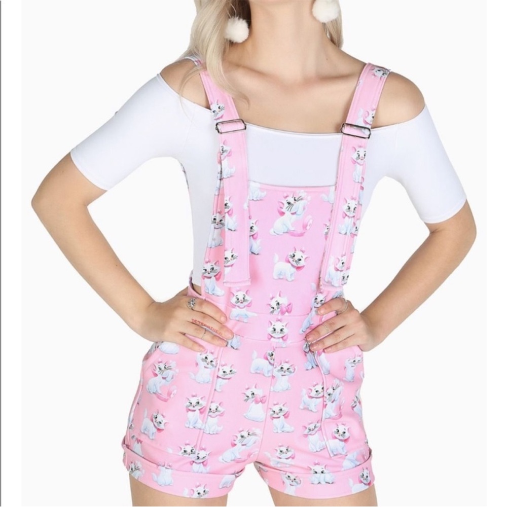 BLACKMILK NWT MARIE OVERALLS SIZE S BM DISNEY PINK